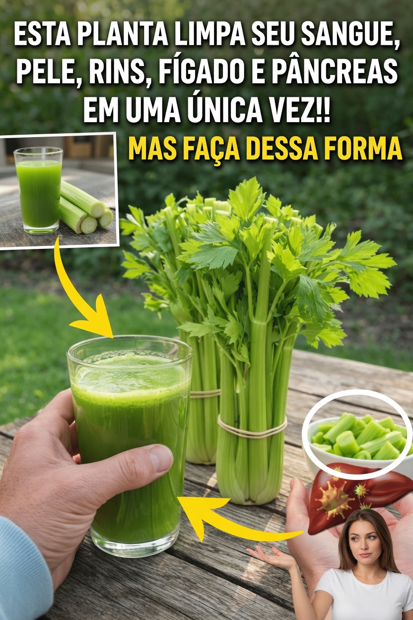 Suco de aipo: um hábito diário simples que muitas pessoas estão explorando para um melhor bem-estar