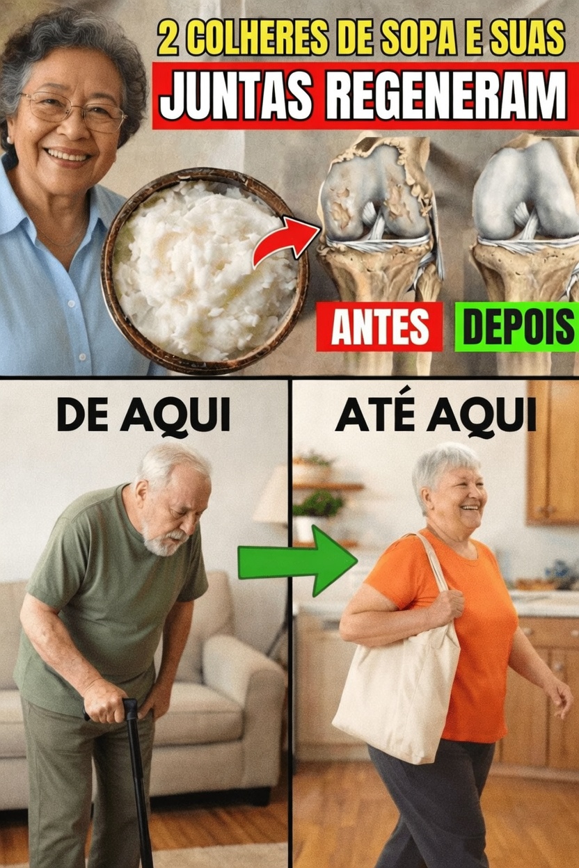 Será que um simples ingrediente de cozinha pode ajudar no conforto das articulações à medida que você envelhece?
