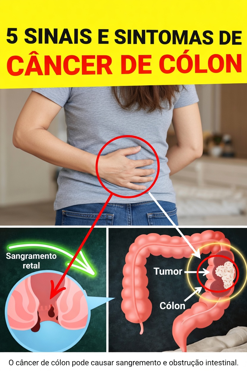 5 Sinais e Sintomas Comuns de Câncer de Cólon que Você Deve Discutir com seu Profissional de Saúde