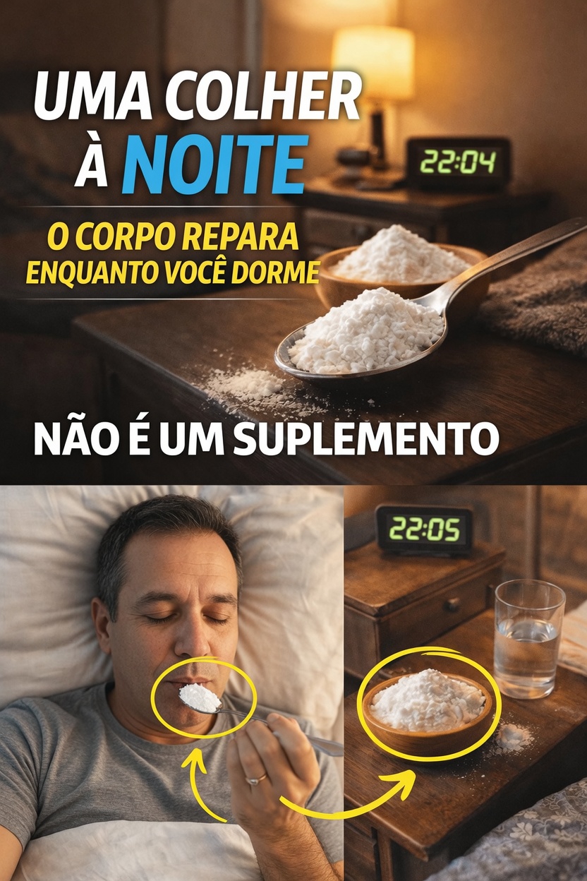 O Que Acontece Quando Você Toma Uma Colher de Chá Deste Pó Natural Antes de Dormir