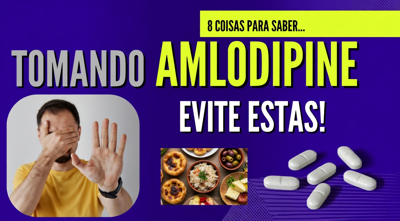 8 hábitos que você deve parar este ano se estiver tomando amlodipina – e por quê
