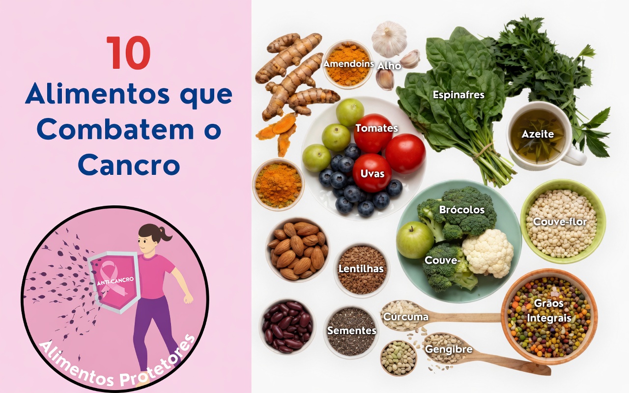 Alimentos do dia a dia que podem ajudar a proteger sua saúde na luta contra o câncer