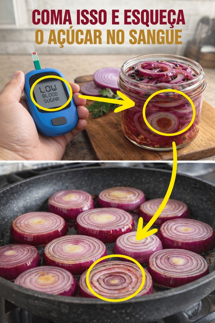 Esta Simples Receita com Cebola Roxa Pode Ajudar a Apoiar Níveis Saudáveis de Açúcar no Sangue nas Suas Refeições do Dia a Dia