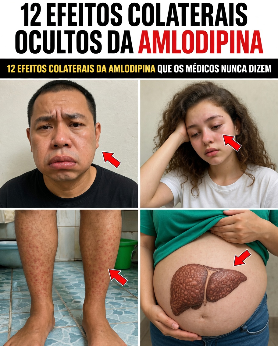 12 efeitos colaterais comuns da amlodipina que você deve conhecer: um guia completo para maior conscientização e o que esperar