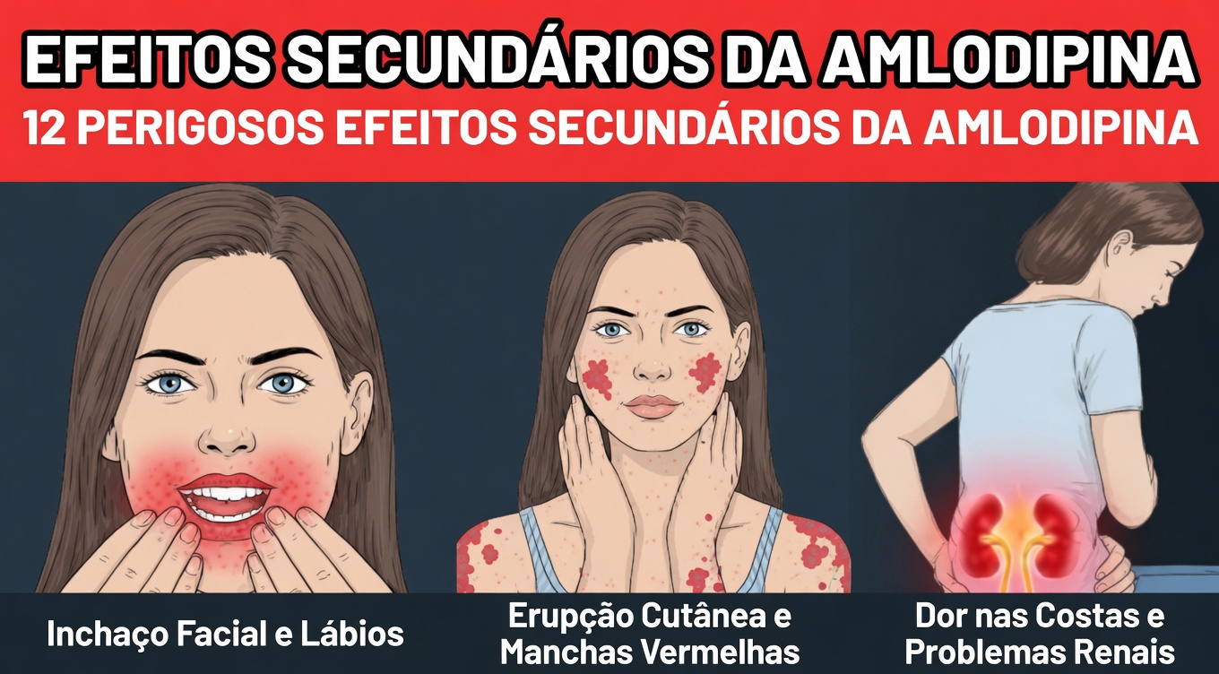 12 efeitos colaterais comuns da amlodipina que você deve conhecer: um guia completo para maior conscientização e o que esperar