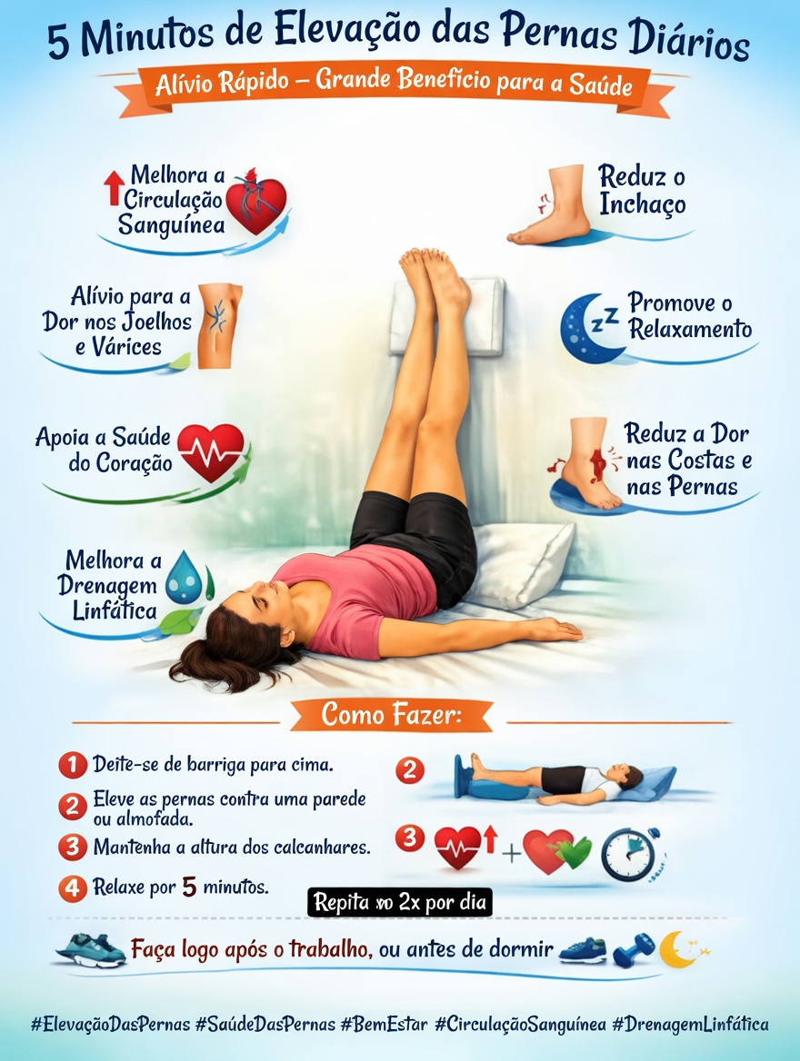 Descubra hábitos diários simples que podem ajudar a manter uma circulação saudável nas pernas em adultos mais velhos