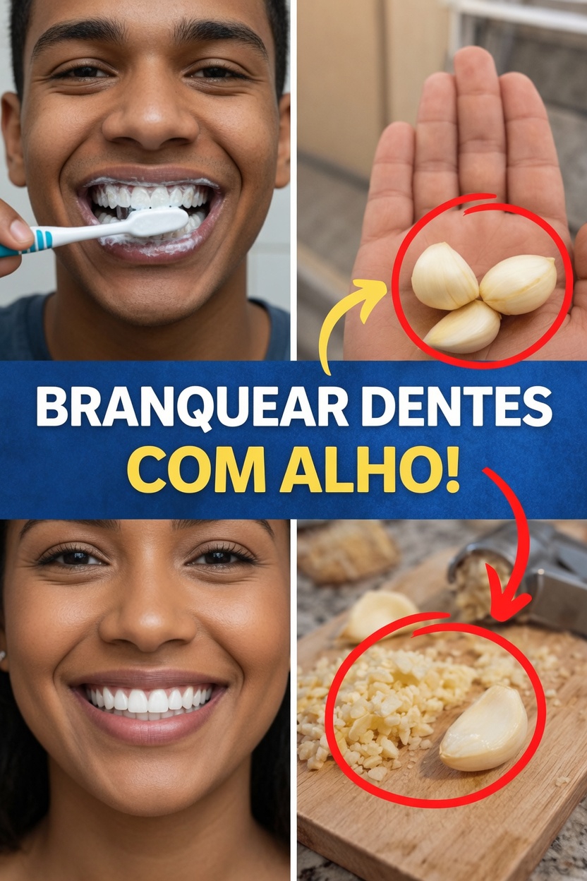O alho pode realmente ajudar a clarear os dentes e favorecer um sorriso mais brilhante?