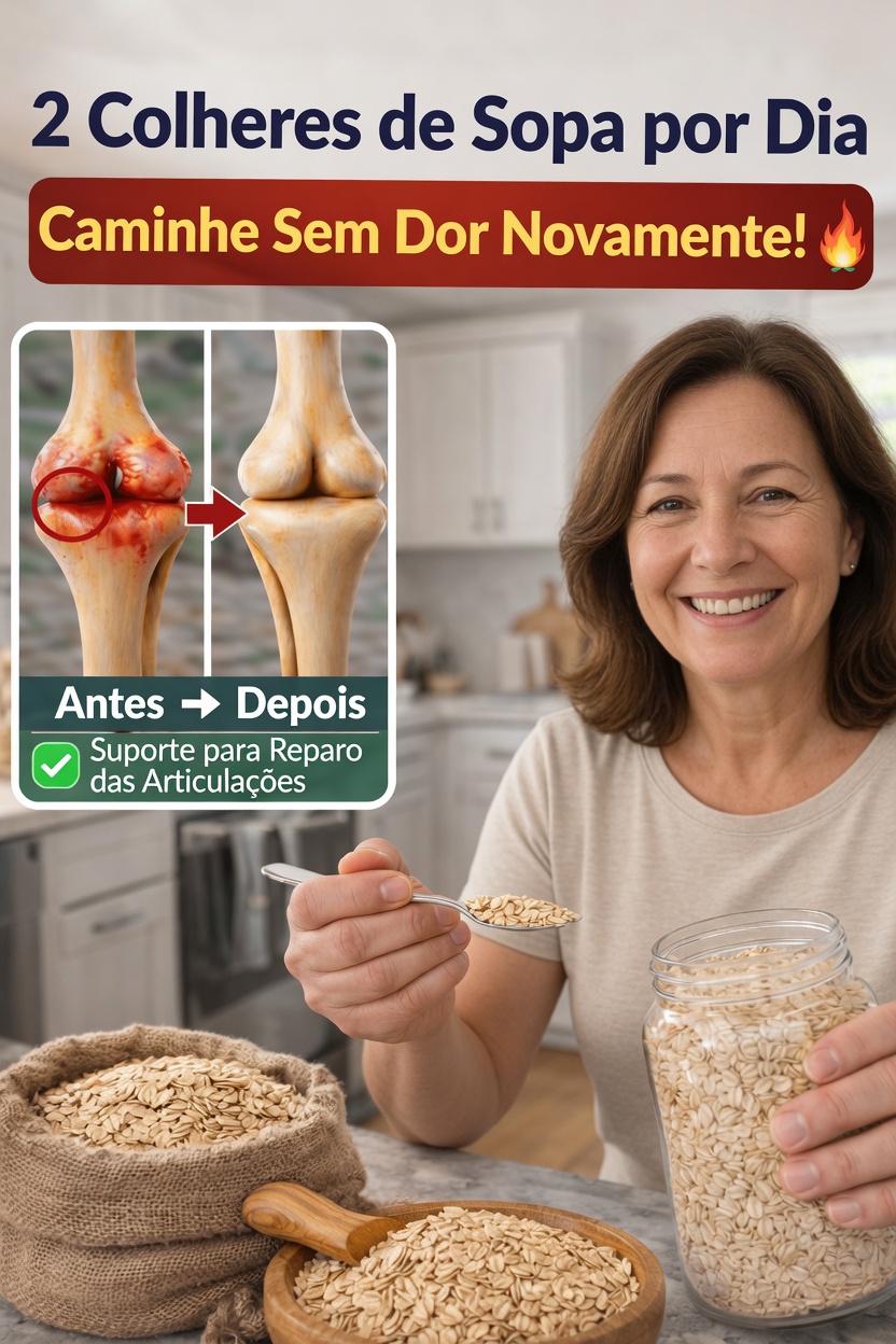 Comer aveia todos os dias pode ajudar a manter saudáveis as articulações dos joelhos à medida que você envelhece?