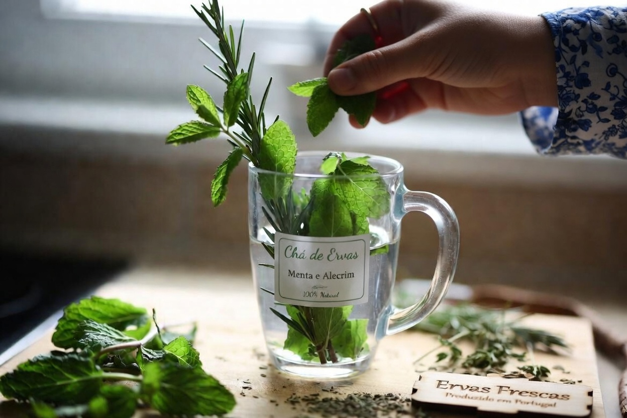 Como Desfrutar de um Refrescante Chá de Ervas de Hortelã e Alecrim como Parte da Sua Rotina Diária de Conforto Articular