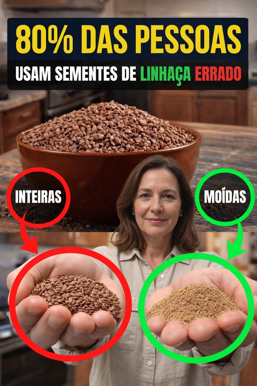 Por que a maioria das pessoas perde os benefícios das sementes de linhaça (e como corrigir isso facilmente)