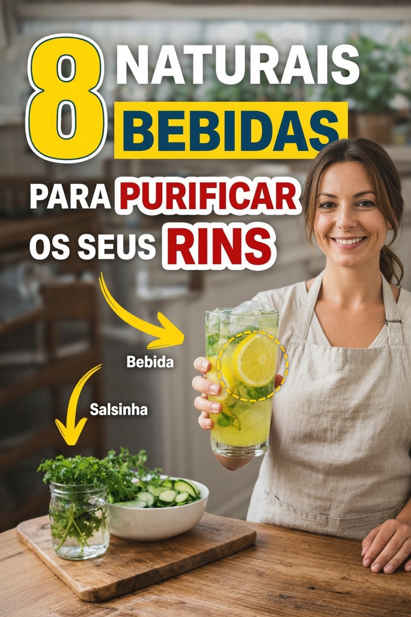 Descubra 8 Bebidas Naturais Refrescantes Que Podem Ajudar a Apoiar a Saúde dos Seus Rins Todos os Dias