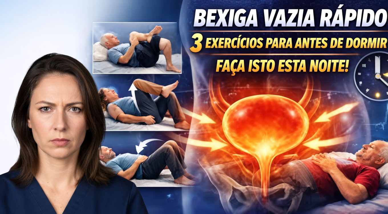 Descubra 3 Exercícios Fáceis Antes de Dormir para Ajudar Você a Esvaziar a Bexiga com Mais Eficiência Antes de Dormir