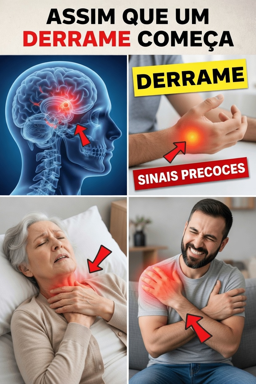 8 sinais de alerta de AVC um mês antes (e 9 dicas poderosas para preveni-lo)