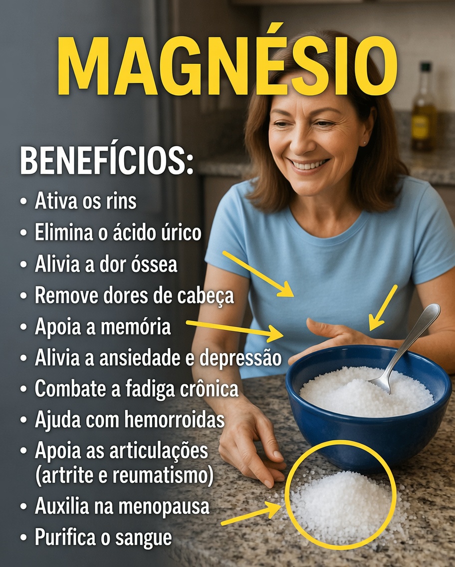 Como o Magnésio Apoia os Níveis de Energia, o Humor, a Saúde Óssea e Muito Mais na Sua Rotina Diária de Bem-Estar