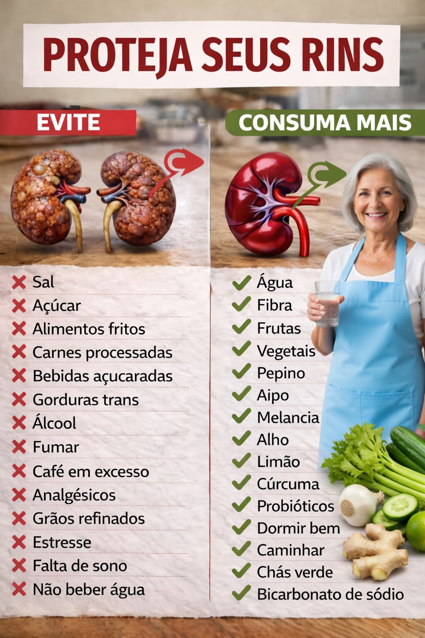 Descubra Como Proteger Seus Rins Naturalmente com Estes Hábitos Diários Essenciais e Escolhas Alimentares Inteligentes