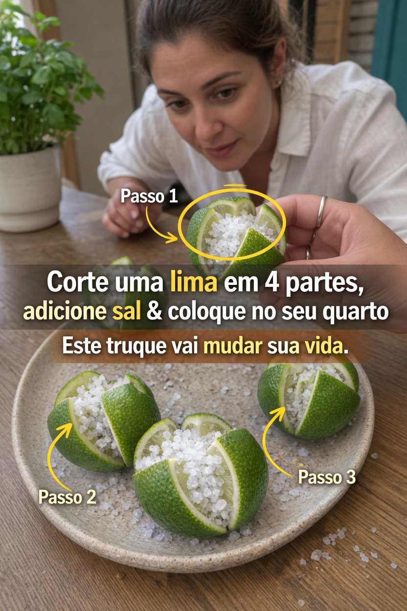 Por que as pessoas estão colocando limões cortados com sal no quarto? Um olhar mais atento sobre este hábito popular em casa
