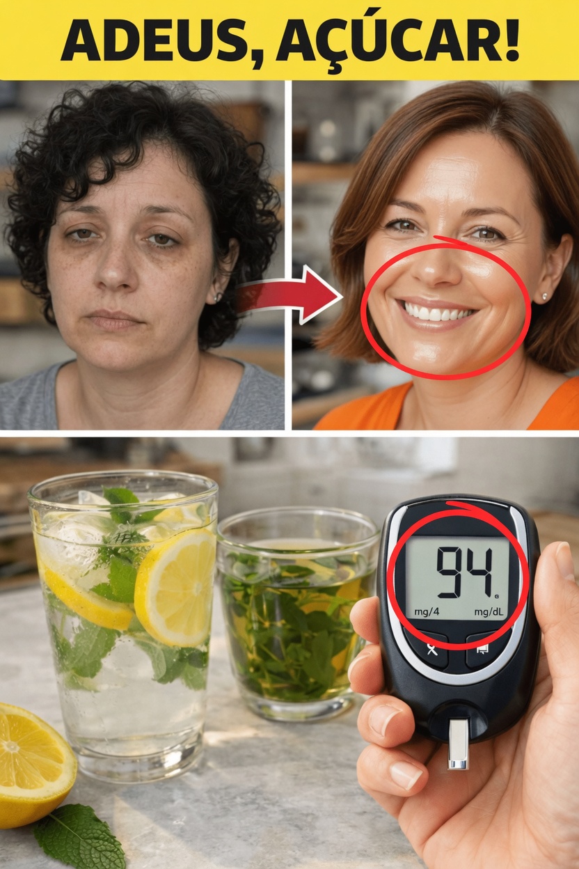 Como preparar diariamente esta simples bebida de limão e hortelã para ajudar a manter níveis saudáveis de açúcar no sangue