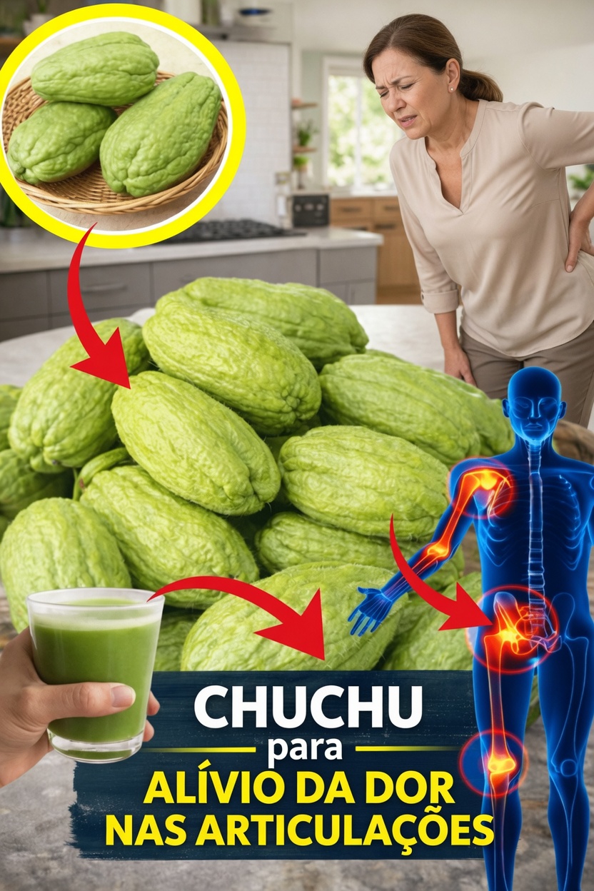 Chuchu: Este vegetal do dia a dia pode ajudar no conforto das suas articulações e no bem-estar diário?