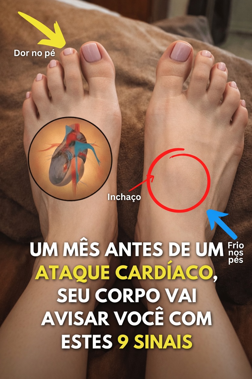 Quais são os 9 possíveis sinais que seu corpo pode apresentar um mês antes de um ataque cardíaco?