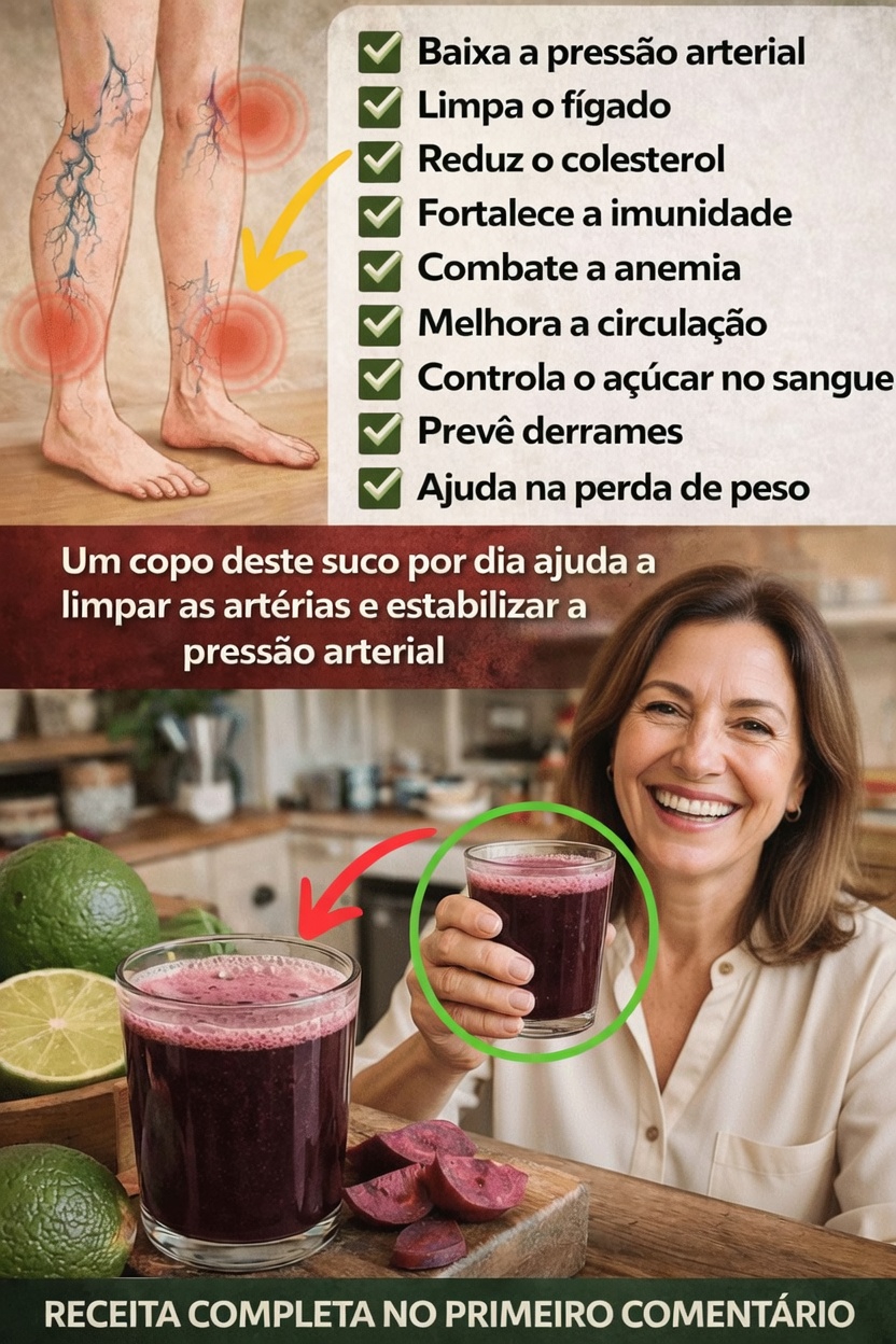 Descubra o Simples Hábito Diário de Tomar Suco que Ajuda a Manter uma Circulação Saudável e a Pressão Arterial de Forma Natural