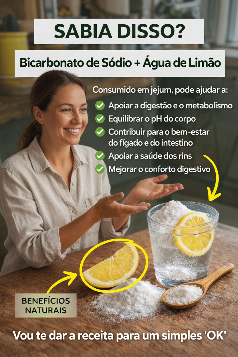 Bicarbonato de sódio e água com limão: o que realmente acontece quando você os mistura?