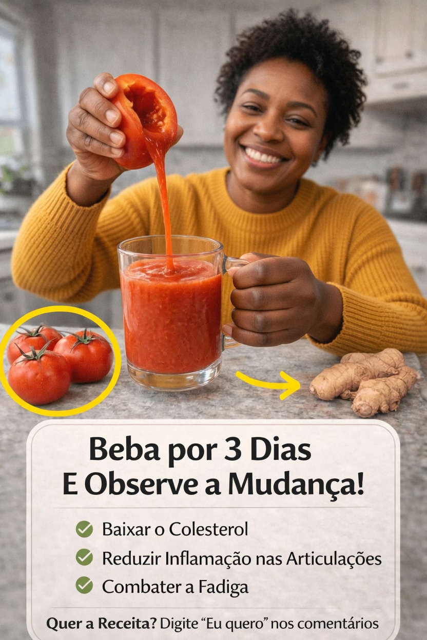 Suco de Tomate e Gengibre: Um Simples Hábito Diário para Mais Bem-Estar