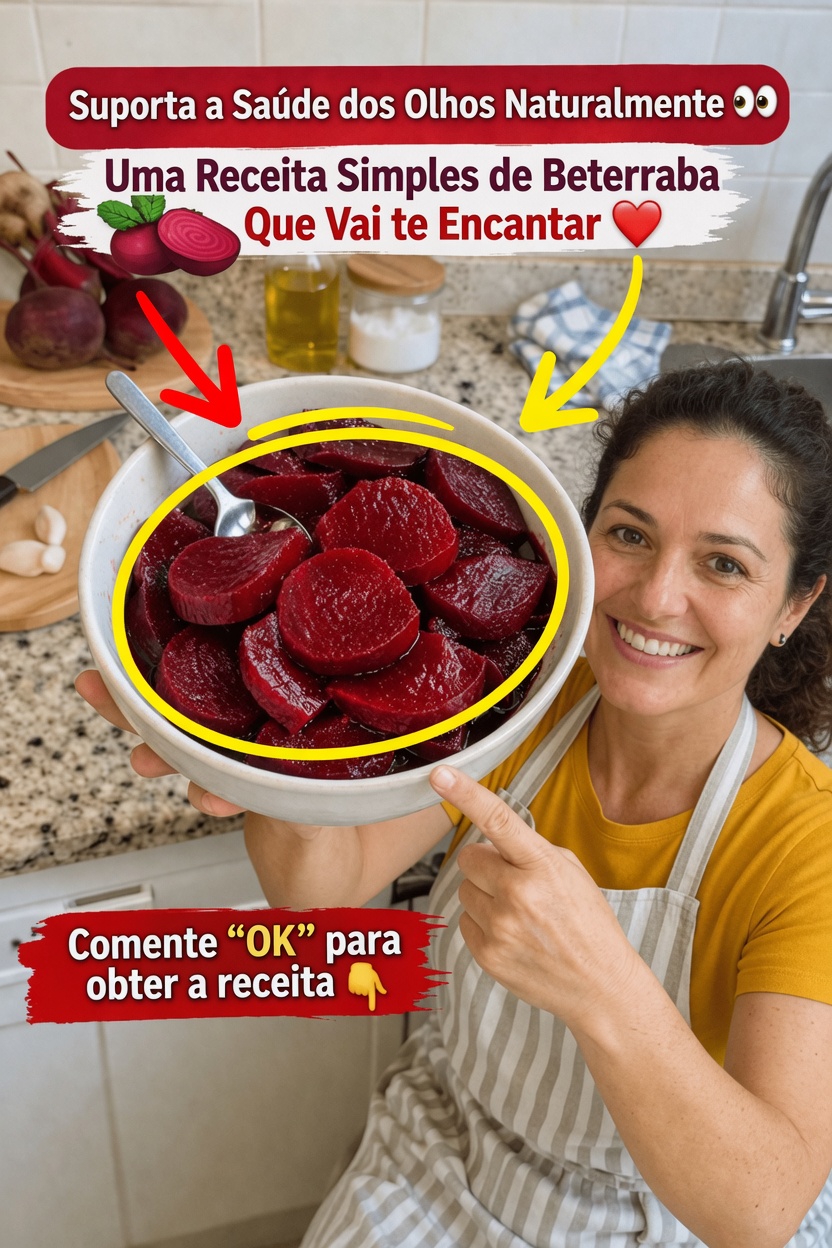 Como Fazer uma Receita Simples de Beterraba que Pode Ajudar a Apoiar Naturalmente a Saúde dos Seus Olhos