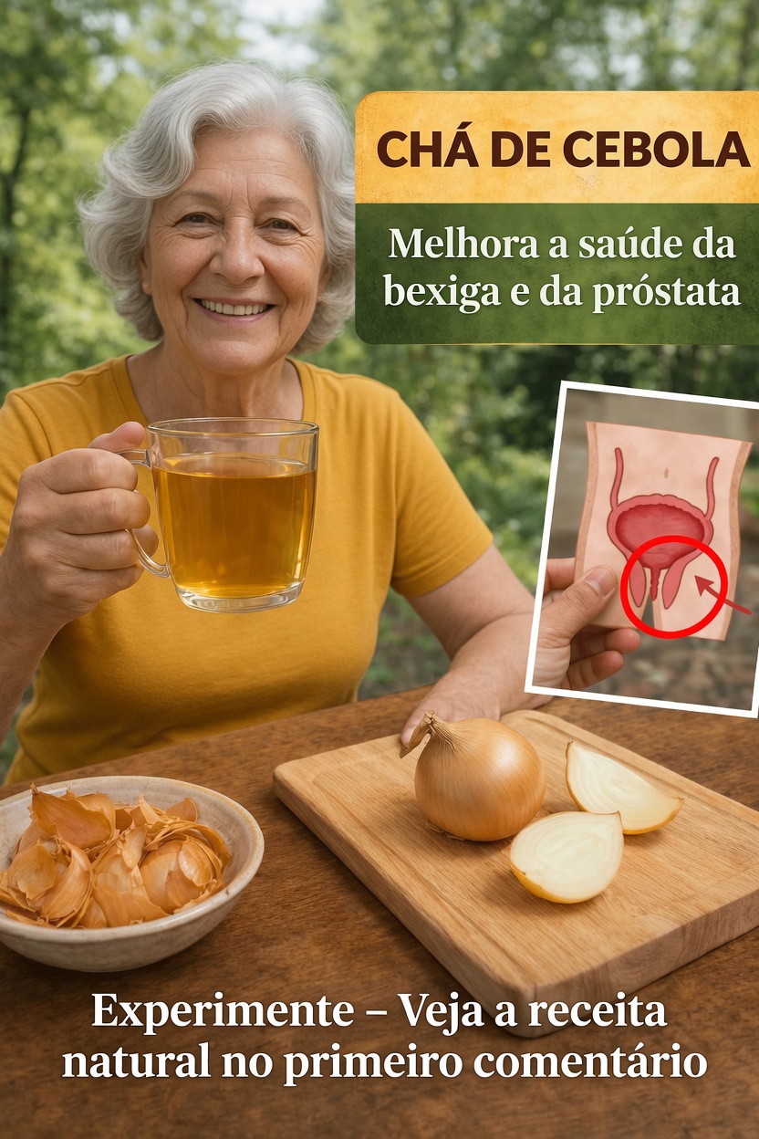 Você já experimentou chá de cebola para o conforto urinário diário?