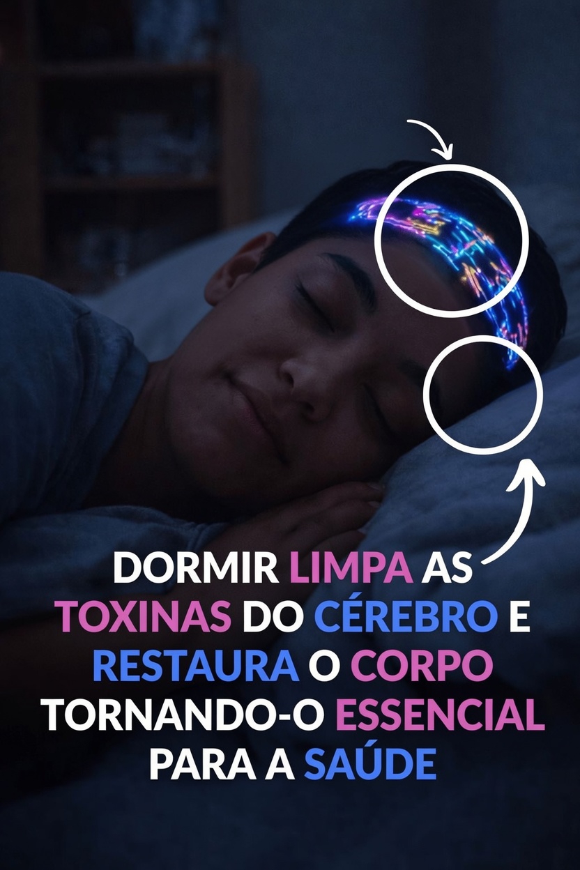 Como um sono de qualidade apoia o processo natural de limpeza do seu cérebro e o bem-estar geral