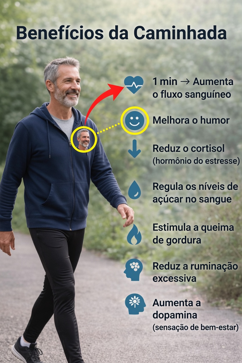 Como Caminhar Apenas 10 Minutos por Dia Pode Aumentar Sua Energia, Melhorar Seu Humor e Seu Bem-Estar Geral