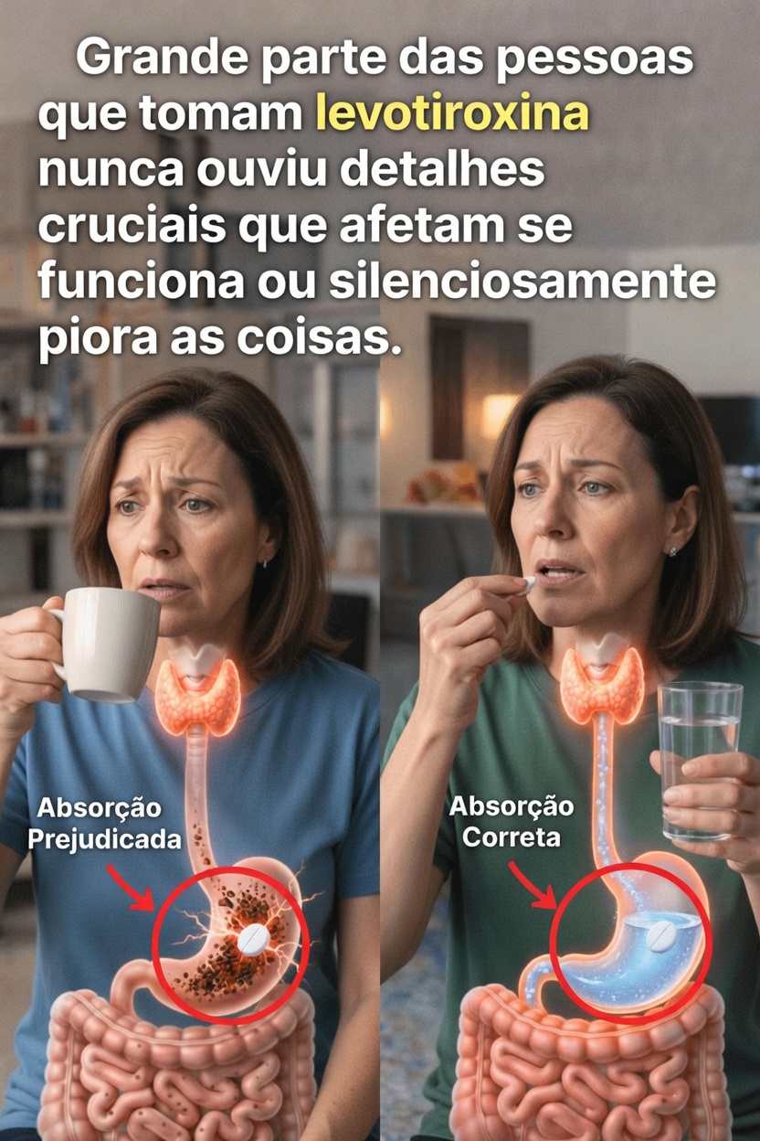 Por que muitas pessoas que tomam levotiroxina ainda sofrem — e o que os médicos raramente explicam