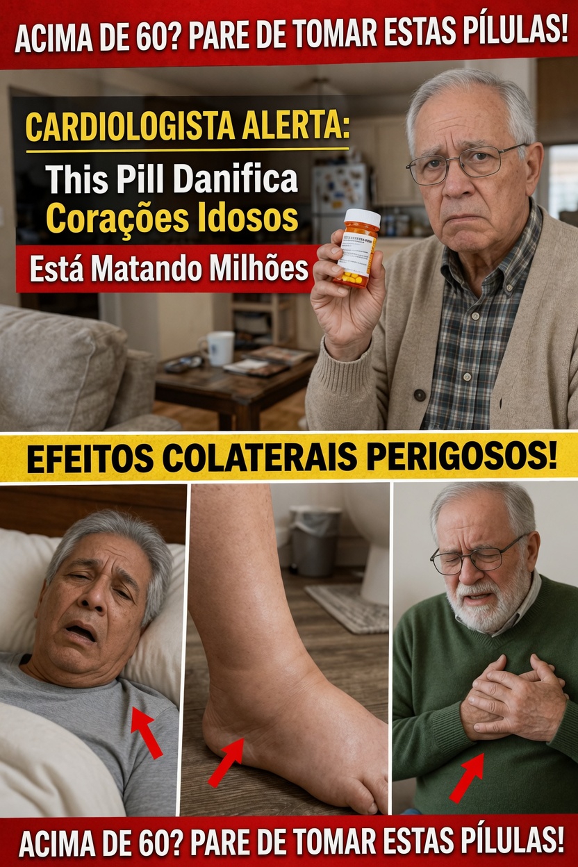 Mais de 60 anos e tomando medicamentos para o coração? Efeitos colaterais importantes aos quais prestar atenção e dicas para uma saúde melhor