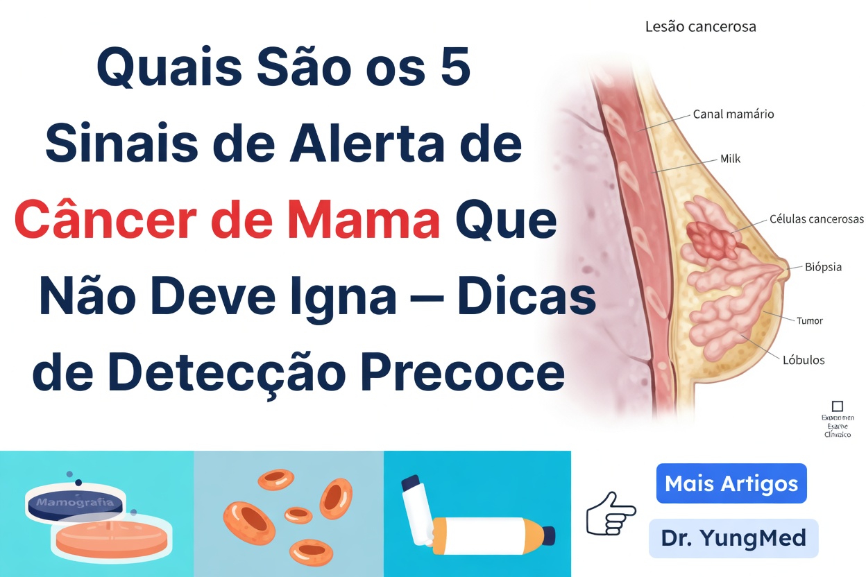 10 Sinais e Sintomas Iniciais do Câncer de Mama que Você Nunca Deve Ignorar