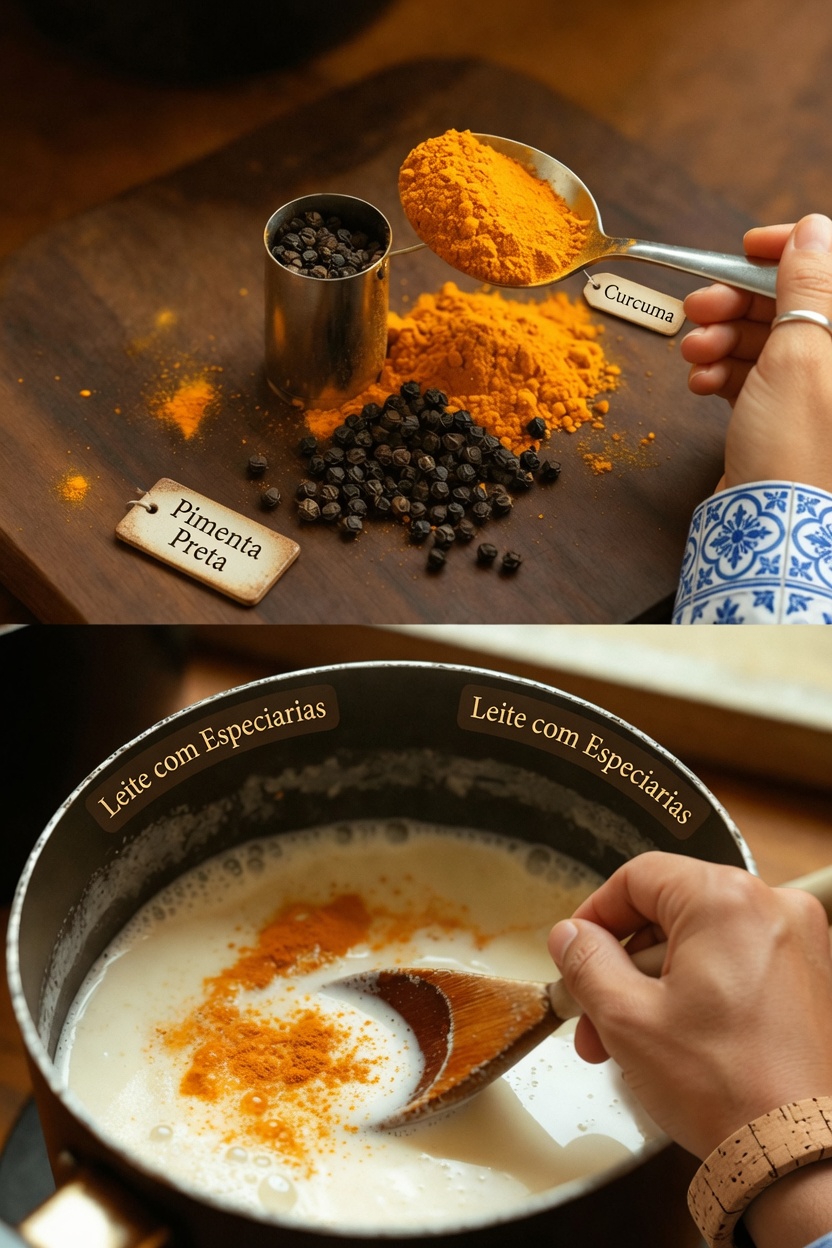 Como um simples hábito noturno de cúrcuma no leite morno pode apoiar naturalmente a saúde dos seus olhos