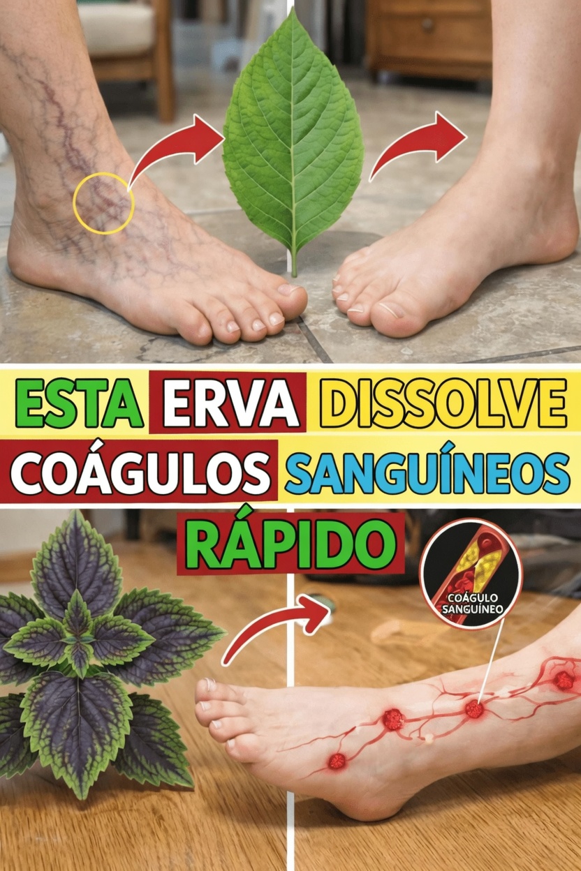 Descubra as 5 melhores ervas naturais do dia a dia para ajudar a manter a circulação sanguínea e o fluxo saudáveis nas pernas