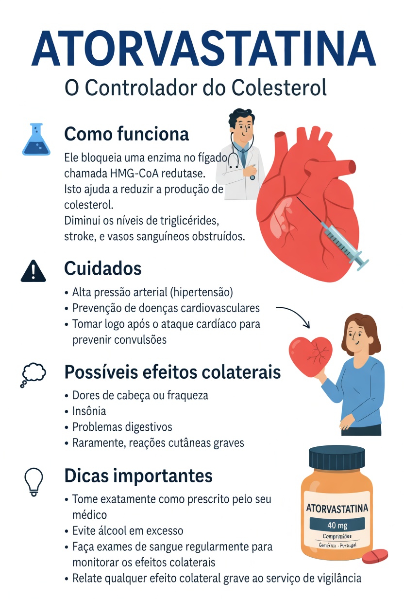 Efeitos Colaterais da Atorvastatina: O Que Você Precisa Saber Sobre Reações Comuns e Como Gerenciá-las