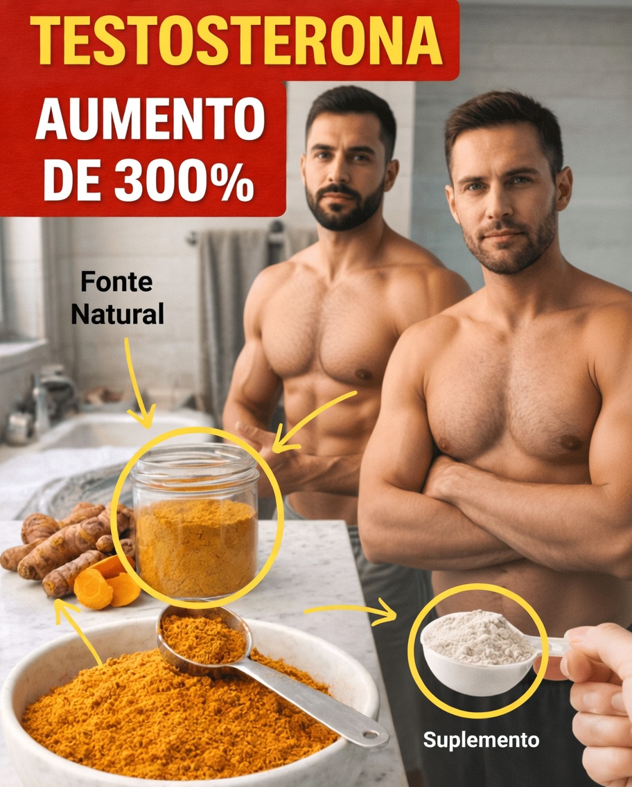 Explorando o papel potencial da cúrcuma no apoio a níveis saudáveis de testosterona naturalmente
