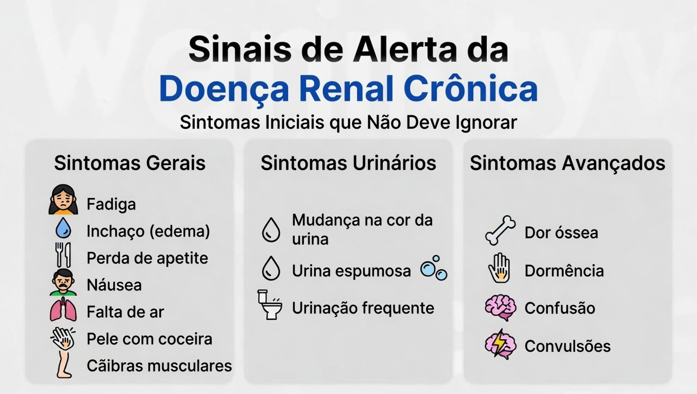 10 Sinais de Alerta Precoce da Doença Renal Crônica que Você Nunca Deve Ignorar