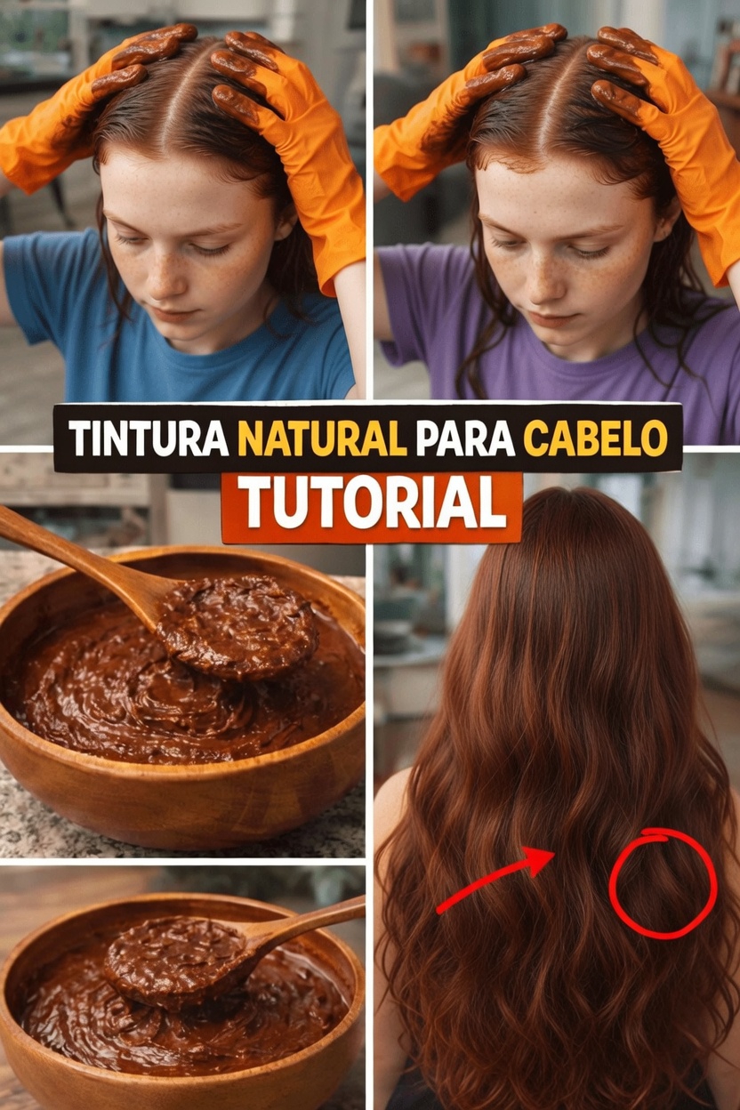 Descubra o Segredo Antigo Indiano: Uma Máscara Capilar Natural de Henna para Cabelos Mais Fortes, Brilhantes e Cobertura dos Fios Grisalhos