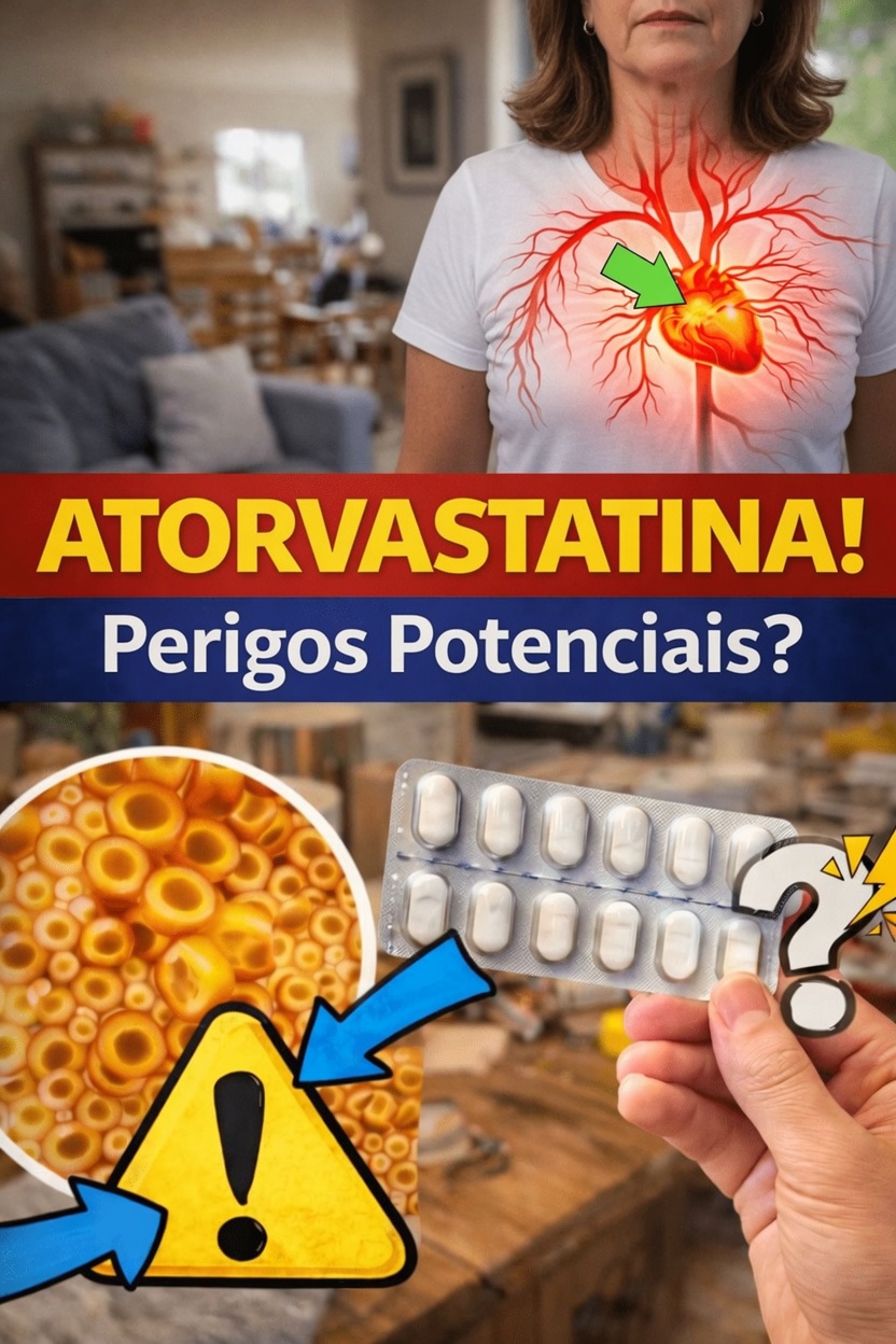 Você Está Tendo Sintomas Incomuns Enquanto Toma Atorvastatina? 15 Efeitos Colaterais Menos Conhecidos aos Quais Ficar Atento