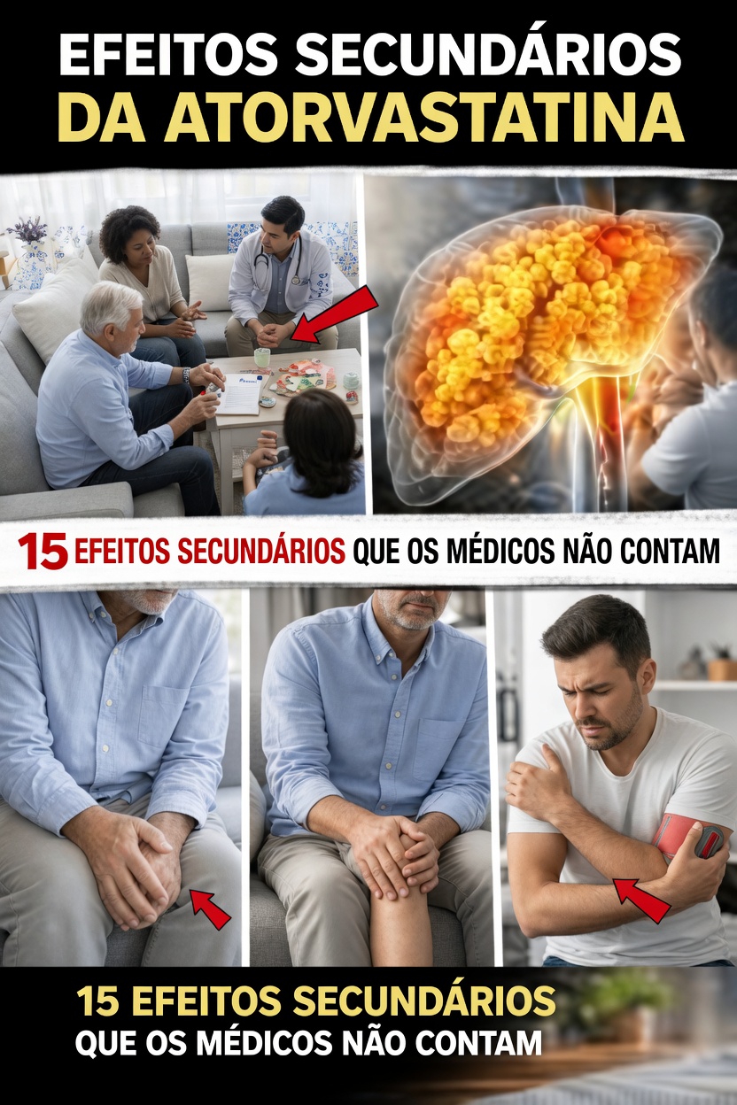 Você Está Tendo Sintomas Incomuns Enquanto Toma Atorvastatina? 15 Efeitos Colaterais Menos Conhecidos aos Quais Ficar Atento