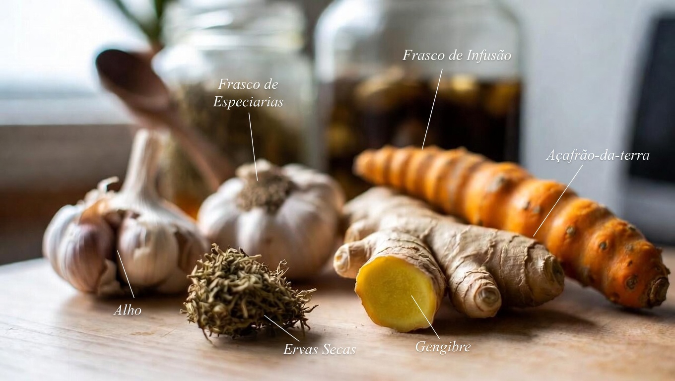 Ervas naturais para ajudar na circulação sanguínea saudável nas pernas