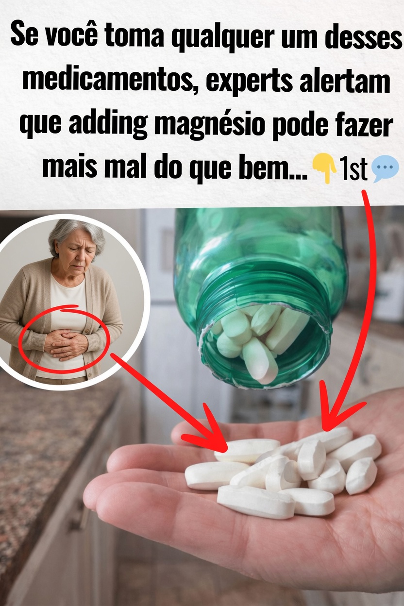 É seguro tomar suplementos de magnésio se você usa estes medicamentos comuns?