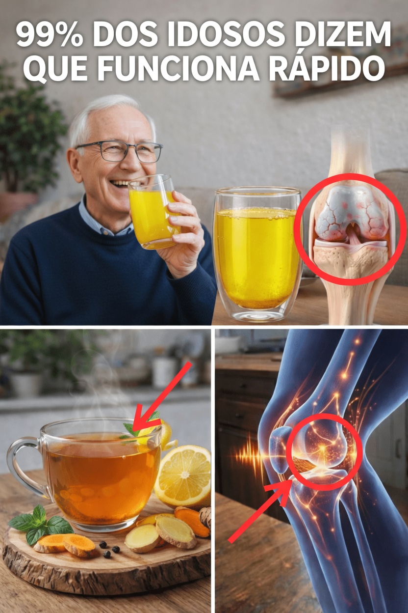 Descubra a Simples Receita de Bebida de Cúrcuma com Gengibre que Muitos Idosos Usam para Apoiar a Saúde dos Joelhos Naturalmente