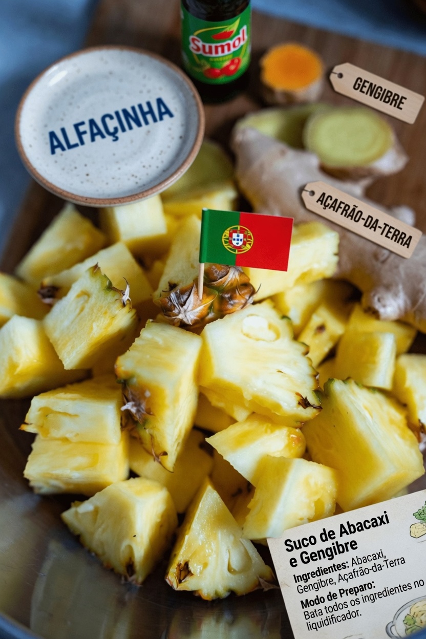 Descubra esta receita fácil de bebida de abacaxi, gengibre e cúrcuma para apoiar sua rotina noturna de bem-estar dos rins