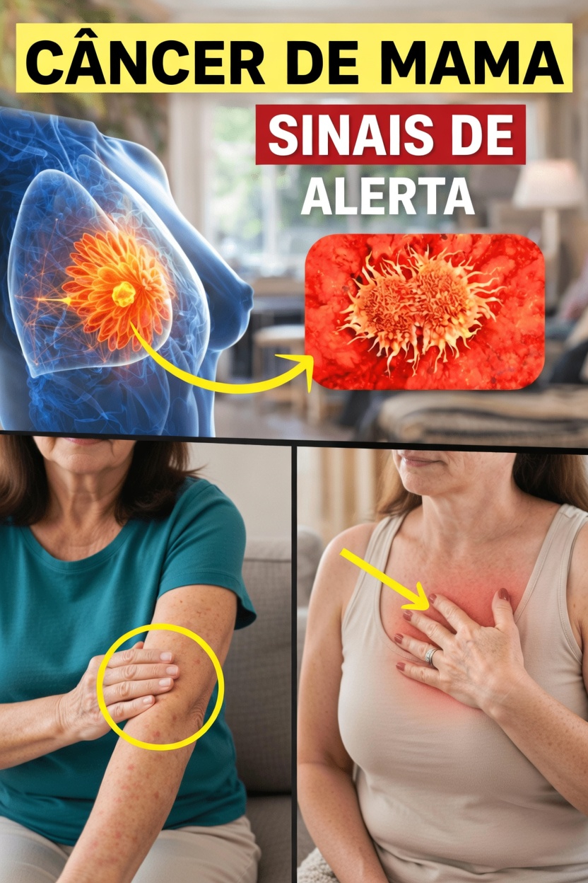 Descubra os 10 importantes sinais de alerta do câncer de mama que toda mulher deve conhecer