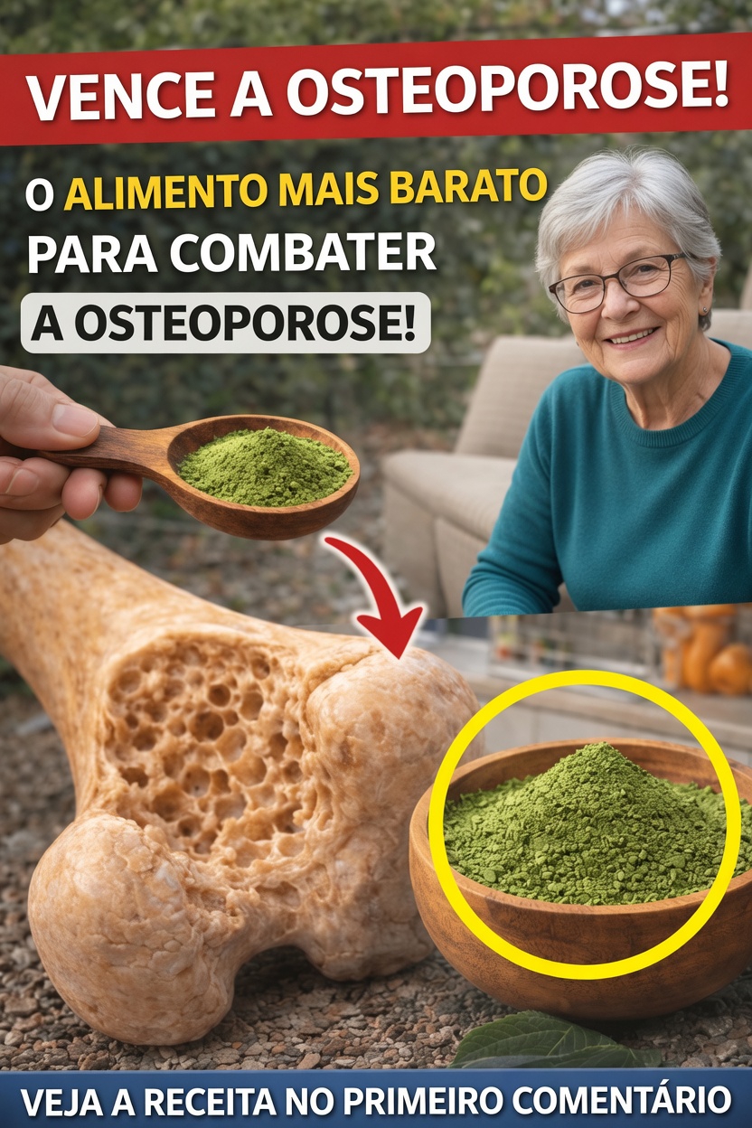 O alimento mais barato que a maioria das pessoas com mais de 60 anos desconhece e que ajuda naturalmente na saúde óssea