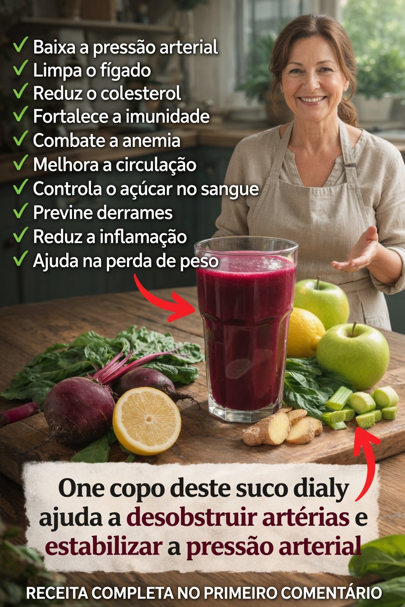 Um copo diário de suco de beterraba é o hábito simples que falta à sua rotina de saúde do coração?