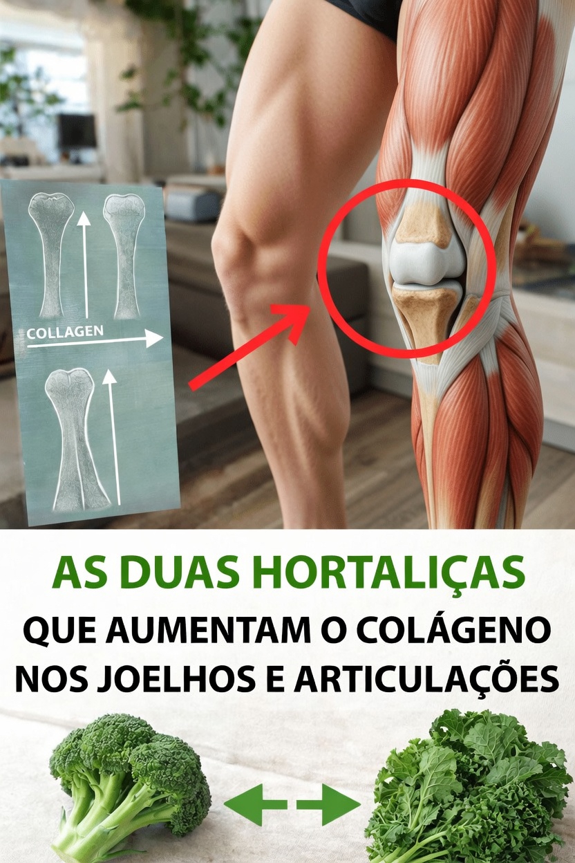 Dois vegetais que ajudam na produção de colágeno para joelhos e articulações mais saudáveis