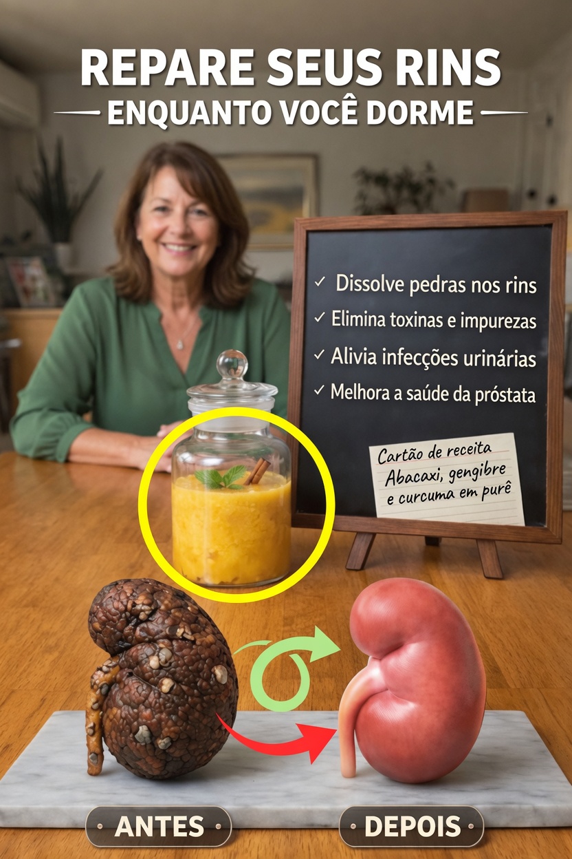 Descubra uma Receita Simples de Bebida Noturna com Abacaxi, Gengibre e Funcho para Apoiar a Saúde dos Rins